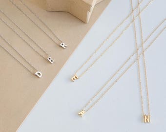 Initials necklace, Initials pendant, Letter necklace, Letter pendant, Name necklace, Initial necklace, Personalized jewelry, Minimalist