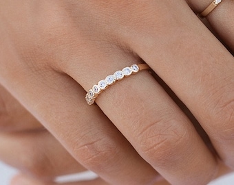 Ring mit Zirkonen, Silberringe, Elegante Ringe, Cz-Ringe, Statement-Ringe, Jubiläumsringe, Verlobungsringe