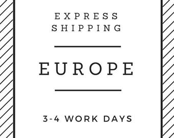 Express Shipping - Germany, UK, France, Belgium, Denmark, Italy, Luxembourg, Austria, Netherlands and the Czech Republic.