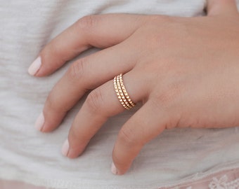Faceted ring, Thin silver rings, Spikes ring, Stackable rings, Stacking ring, Minimalist rings, Simple rings, Modern rings, Dainty rings