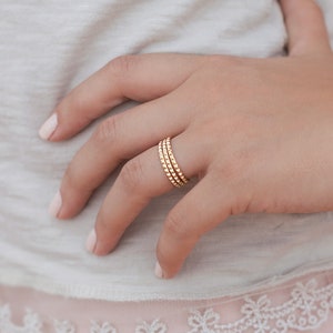 Faceted ring, Thin silver rings, Spikes ring, Stackable rings, Stacking ring, Minimalist rings, Simple rings, Modern rings, Dainty rings