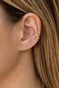 Dainty Leaves Shaped Conch Ear Cuff Earrings product logo