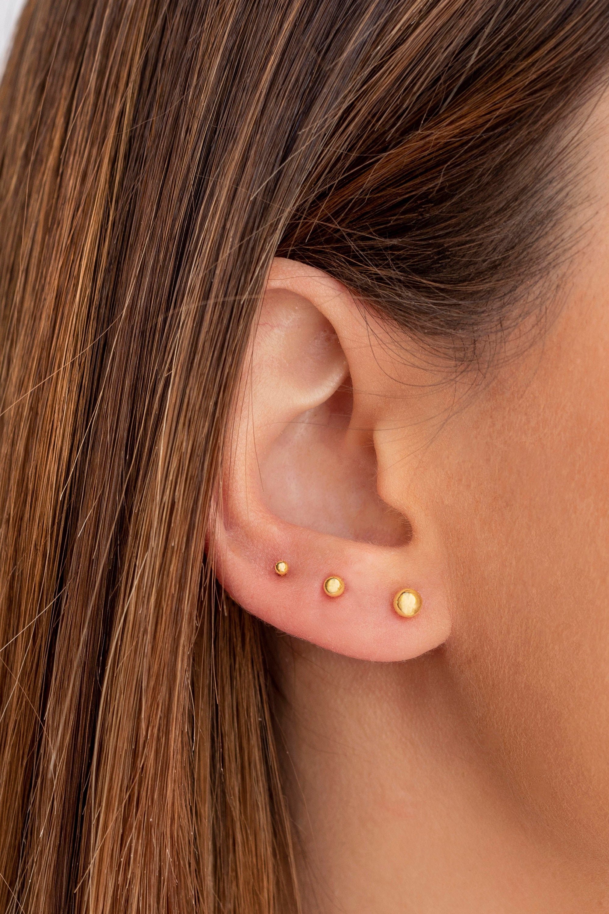 Ball Earrings, Ball Stud Earrings, Silver Stud Earrings, Sphere Earrings, Second Hole Ball Earrings, Dot Stud Earrings, Tiny Ball Earrings - Etsy Ball Earrings, Ball Stud Earrings, Silver Stud Earrings, Sphere Earrings, Second Hole Ball Earrings, Dot Stud Earrings, Tiny Ball Earrings - Etsy