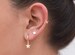 Tiny & Dainty Criss Cross Cartilage Ear Cuff Earrings  