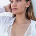 <p>Mini Dangle Bezel CZ Necklace</p>