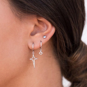 Dainty Tiny & Minimalist Circle Dot Stud Earrings Three different diameters available zdjęcie 5