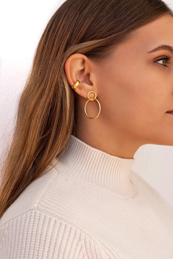 Double Hoop Earrings - Toda