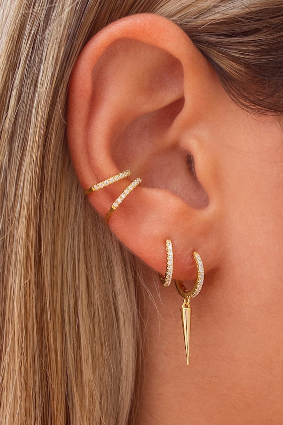 アクセサリー Preek SPIKE HOOP EARRING PunkSpikeHoopGold_2048x.jpg?v=
