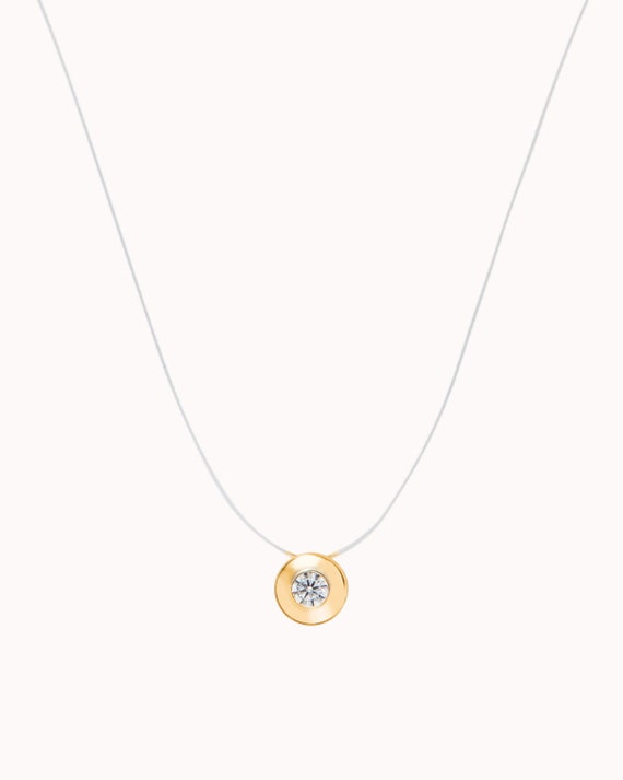 Lab-Grown Diamond 1½ct. Round Brilliant Solitaire Pendant | White -  #Lightbox Jewelry