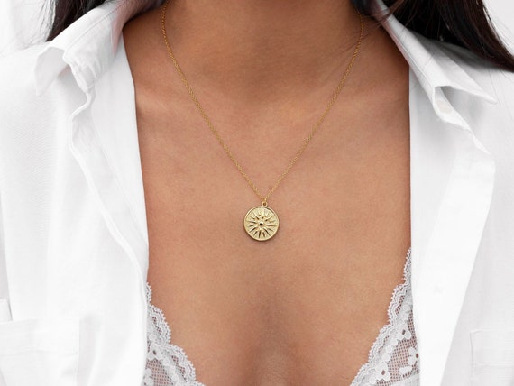 Necklace With Medallion Pendant With 