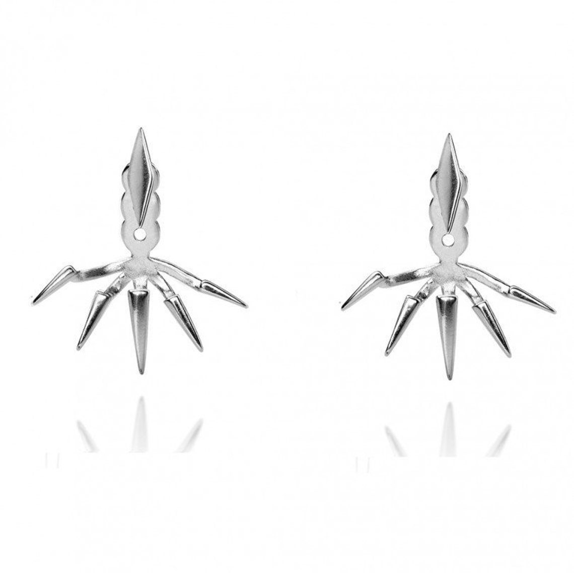 Spike Ear Jacket Ear Jacket With Spikes Ear Jacket Earrings Etsy UK