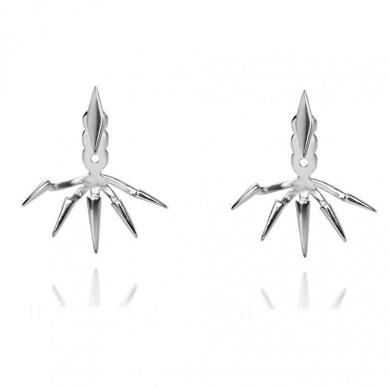 Spike Ear Jacket Ear Jacket With Spikes Ear Jacket Earrings Etsy UK