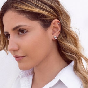 Dainty & Tiny Bee Shaped Ear Cuff Earrings image 7