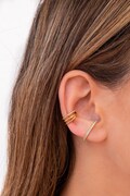 Minimalist Cz Ear Lobe Cuff Stud Earrings product logo
