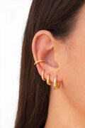 Dainty & Chunky Oval Huggie Hoop Earrings - Three Sizes Available product logo