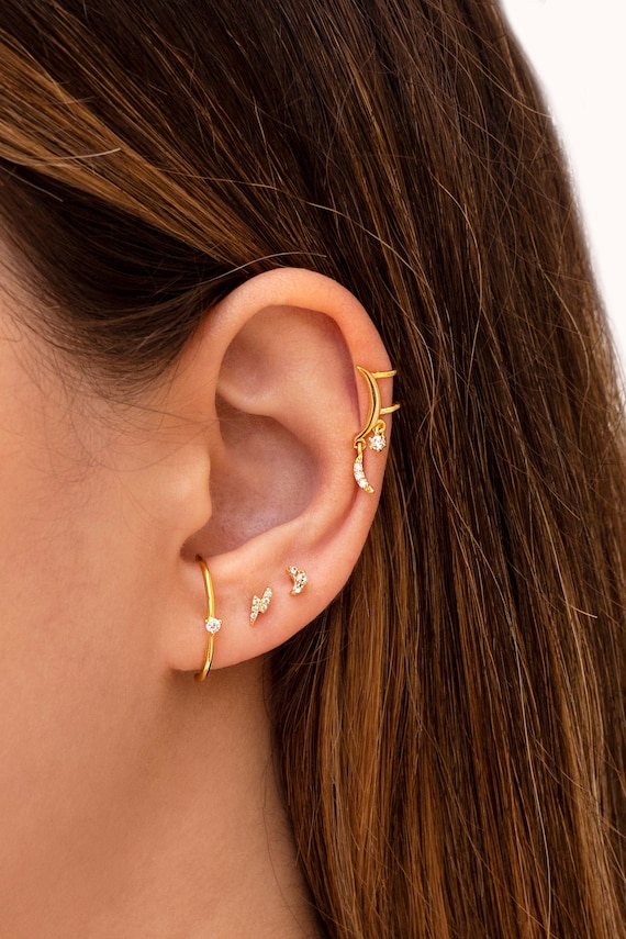 Moon ear cuff discount