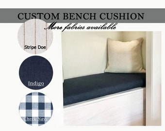 Indoor Bench Cushion Custom 3" thick