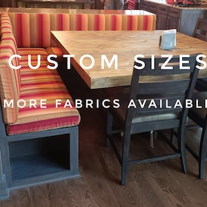 Restaurant U-Shape Booth Seating - Contract Grade - Premium Diamond Tufted  Performance Upholstery - 100% Handcrafted In USA