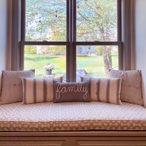 Taille Sur Mesure Fenetre Banc Coussin Coussin De Vestiaire Etsy