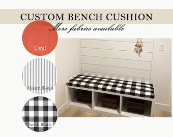 Indoor Bench Cushion Custom 2 Inch Thick