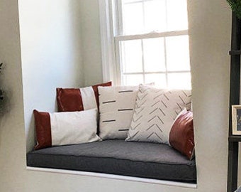Custom Bench Cushion Indoor - Made to Order