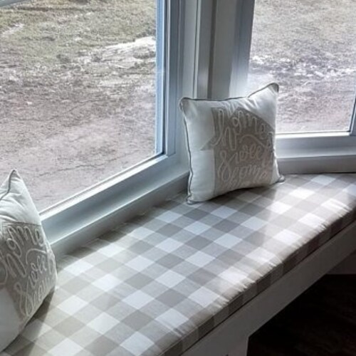 Bay Window Seat Cushion Trapezoid Bench Seat Custom Cushion Etsy