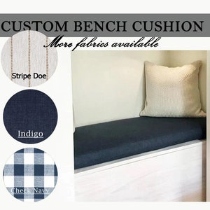 Indoor Bench Cushion Custom 3" thick