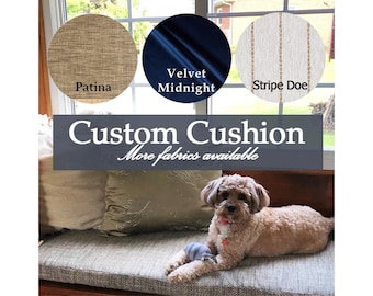 2" Custom Cushion - Nook Cushion - Banquette Cushion - Custom Seat Cushion - Window Seat Cushion - Bench Seat Cushion - Mudroom Cushion