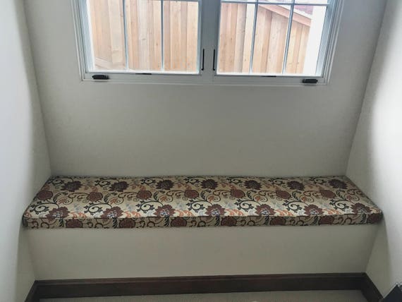 Custom Size Window Seat Bench Cushion Mudroom Cushion Etsy