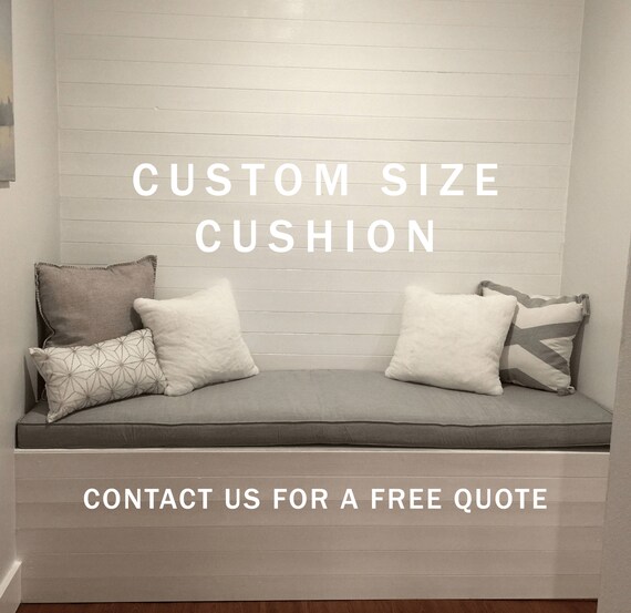Custom Cushions Window Seat Cushions Deck Cushions Chair Etsy