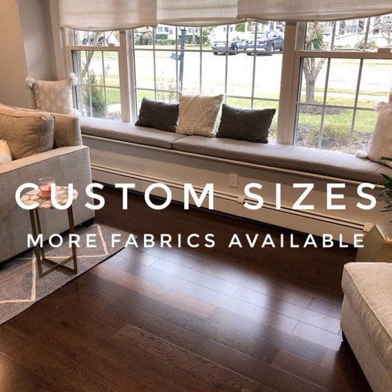 Free Shipping Custom Size Sunbrella Window Seat Bench Etsy