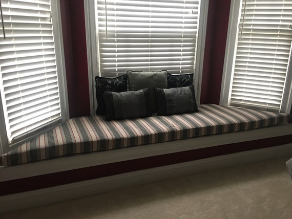 Custom Window Seat Bench Cushion Mudroom Cushion Reading Etsy