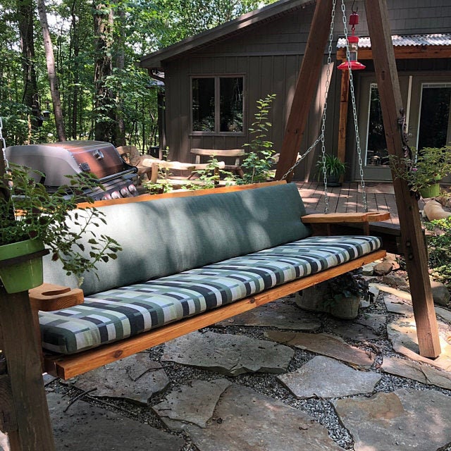 Custom Outdoor Cushions Custom Loveseat Cushions Sunbrella Etsy