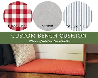 Custom Indoor Bench Cushion