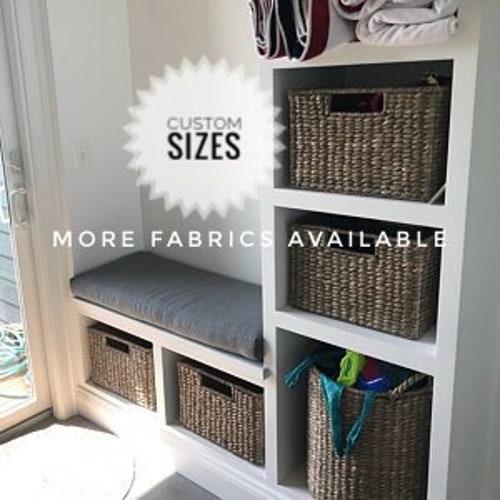Sunbrella Custom Cushion Mudroom Bench / Window Seat / Etsy