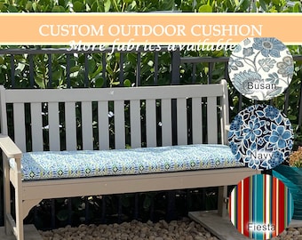 Outdoor Bench Cushion 2" Thick | Custom Size | Outdoor Cushion