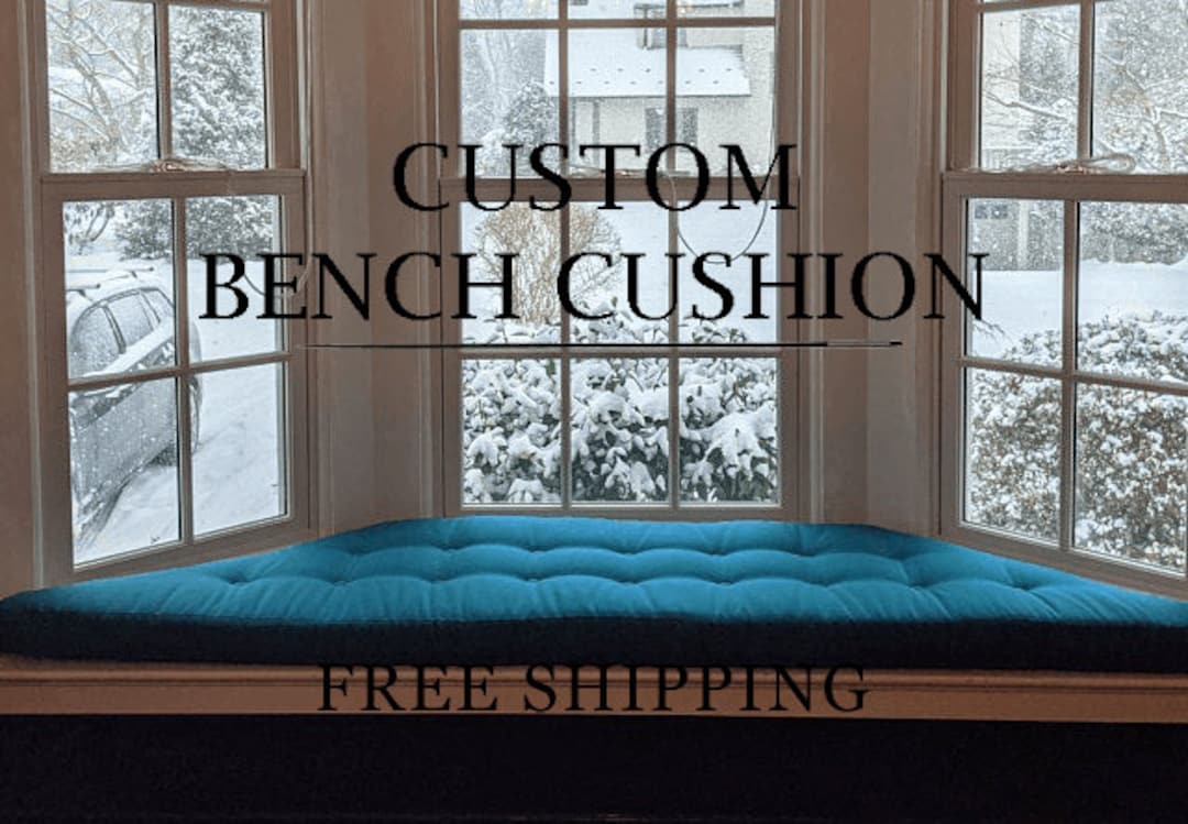 Custom Bay Window Seat Cushion - Etsy