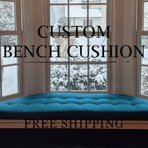 Custom Bay Window Seat Cushion