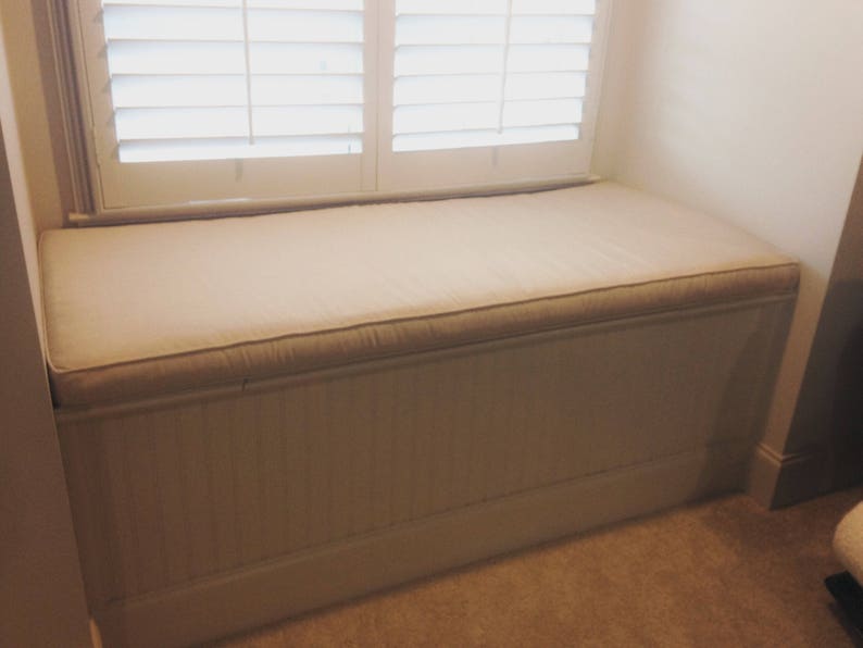 Custom Size Bench Pad Cushion Window Seat Cushion Mudroom Etsy