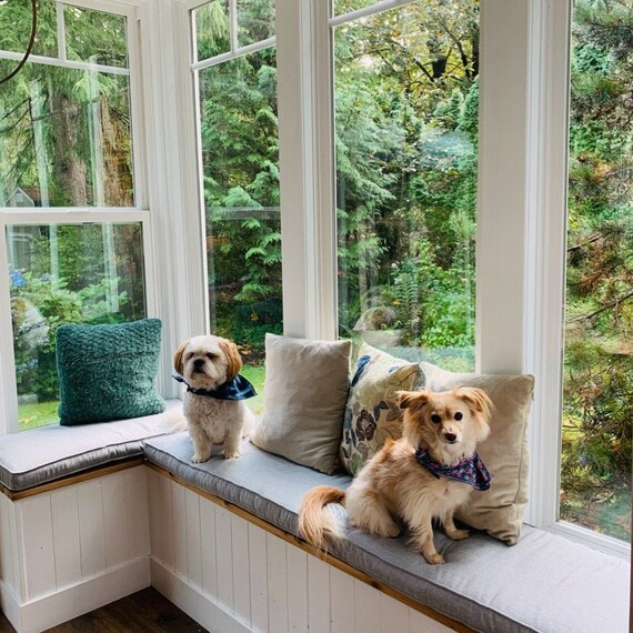 Indoor Bench Cushions Window Seat Mudroom Banquette Etsy