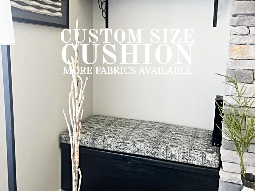 3 Thick Custom Indoor Bench Cushion Etsy