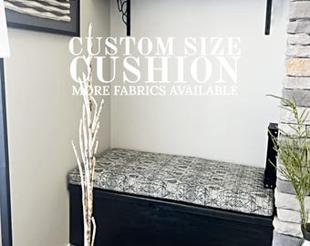 3" thick Custom Indoor Bench Cushion