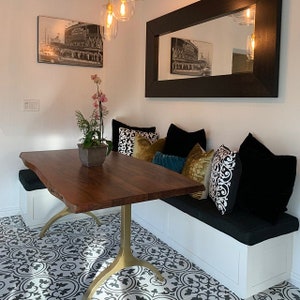 FREE SHIPPING Made to Order Custom Size Kitchen Dining Banquette Cushion | Seat Cushion | Kitchen Bench | Dining Cushion | Chair Pad