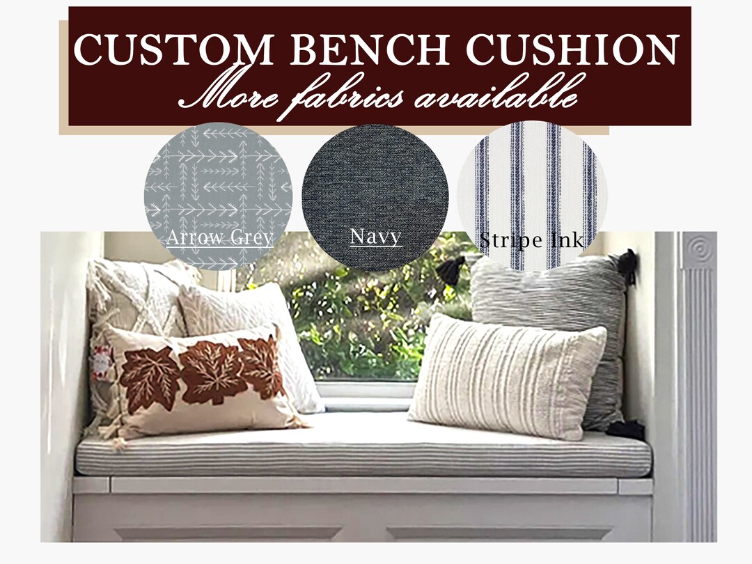 Custom Cushion 3 Inches Thick Window Seat Bench Cushion - Etsy
