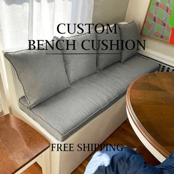 Bench Cushion Dining Table Bench Cushion Custom Bench Etsy
