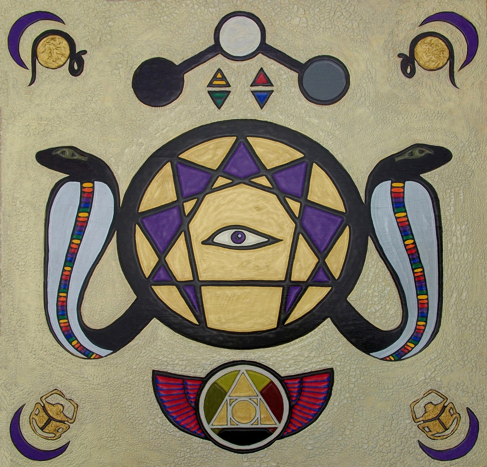 The Living Symbol Art Print 8 X 8 Etsy