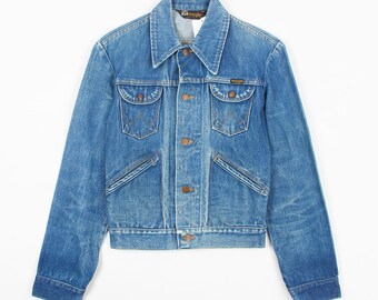 vintage wrangler jean jacket