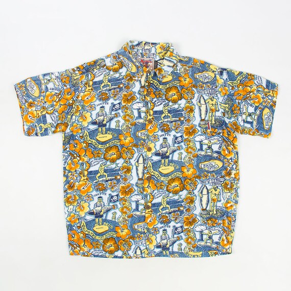 Vintage Mambo LOUD hawaiian shirt Muraroa by GERRY