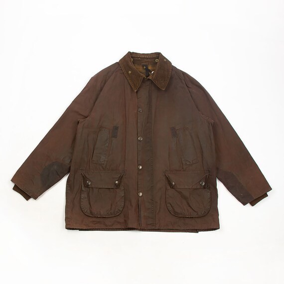 Vintage Barbour A103 Bedale repaired waxed jacket
