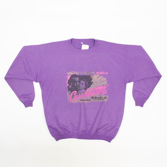 Vintage Casablanca Movie promo graphic sweatshirt